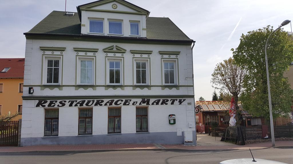 Restaurace U Marty Hotel Dubí Buitenkant foto